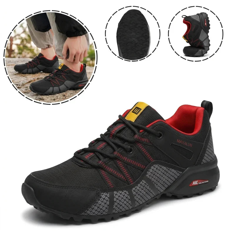 【⏰ 30 % de descuento hoy: ¡Oferta por tiempo limitado! 🔥】 Botas de senderismo Plensore — Fabricadas en cuero de primera calidad con soporte para el arco integrado; cómodas y duraderas, diseñadas específicamente para aliviar las molestias en los pies.
