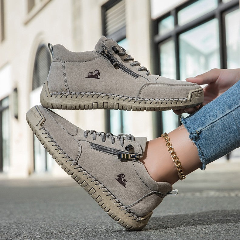 【🎁50% de descuento hoy - ¡No te lo pierdas!】Zapatos ortopédicos de diseño ergonómico - Piel de alta calidad + Cosidos a mano 👞