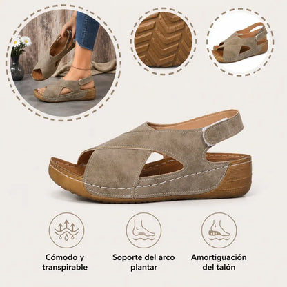 🎁Oferta por tiempo limitado🔥Sandalias casuales ergonómicas para mujer👞 - Soporte para el arco del pie para mayor comodidad