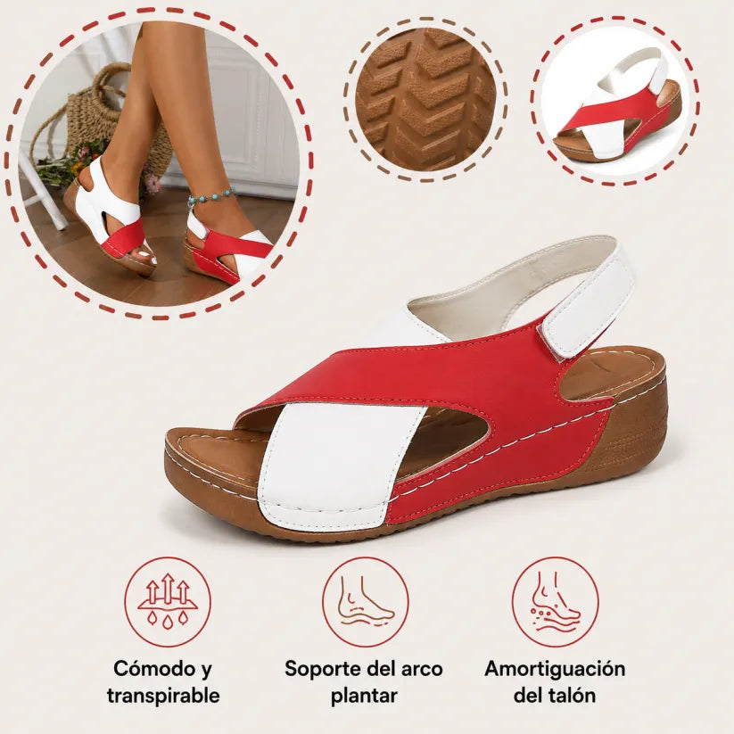 🎁Oferta por tiempo limitado🔥Sandalias casuales ergonómicas para mujer👞 - Soporte para el arco del pie para mayor comodidad