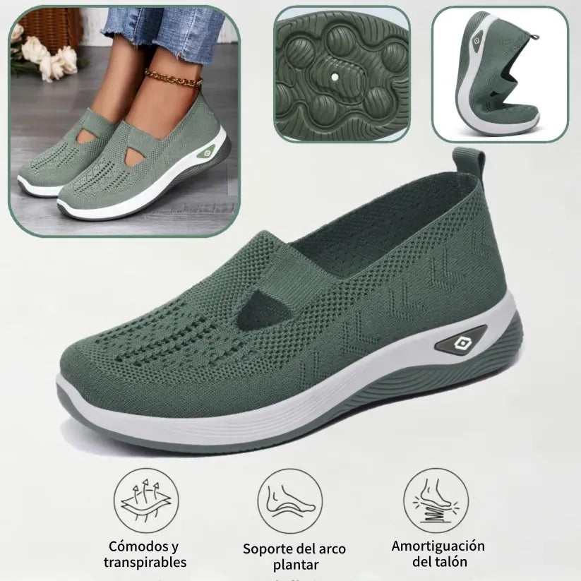 ⏰50% de descuento por tiempo limitado👟 Zapatos ortopédicos ergonómicos de verano | Transpirables y ligeros ✅ Alivian el dolor de pies | Fáciles de poner y quitar