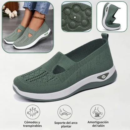 ⏰50% de descuento por tiempo limitado👟 Zapatos ortopédicos ergonómicos de verano | Transpirables y ligeros ✅ Alivian el dolor de pies | Fáciles de poner y quitar