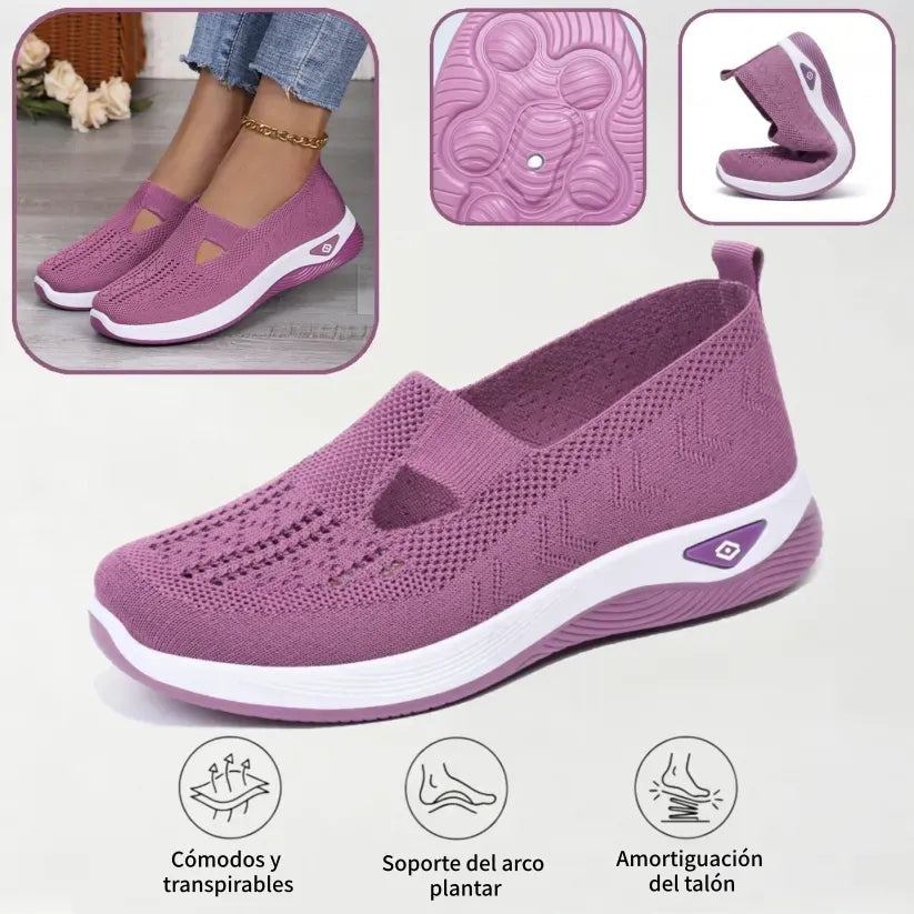 ⏰50% de descuento por tiempo limitado👟 Zapatos ortopédicos ergonómicos de verano | Transpirables y ligeros ✅ Alivian el dolor de pies | Fáciles de poner y quitar