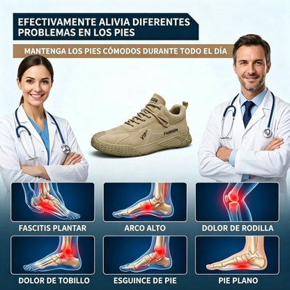 ⏰ ¡40% de descuento hoy! ¡No te lo pierdas! Zapatos ortopédicos ergonómicos para caminar que amortiguan eficazmente el impacto. ✅ Zapatos ortopédicos saludables, diseñados específicamente para hombres.