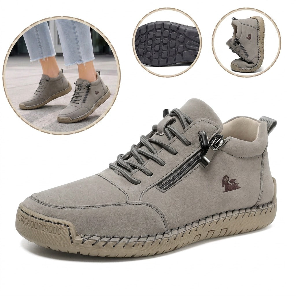 【🎁50% de descuento hoy - ¡No te lo pierdas!】Zapatos ortopédicos de diseño ergonómico - Piel de alta calidad + Cosidos a mano 👞
