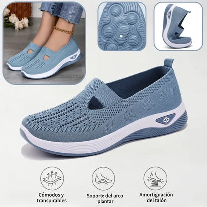 ⏰50% de descuento por tiempo limitado👟 Zapatos ortopédicos ergonómicos de verano | Transpirables y ligeros ✅ Alivian el dolor de pies | Fáciles de poner y quitar