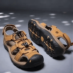 ⏰Oferta por tiempo limitado: ¡50% de descuento! ✅️ Sandalias multifuncionales de piel de vacuno australiana de primera calidad, ideales para la playa y los viajes.