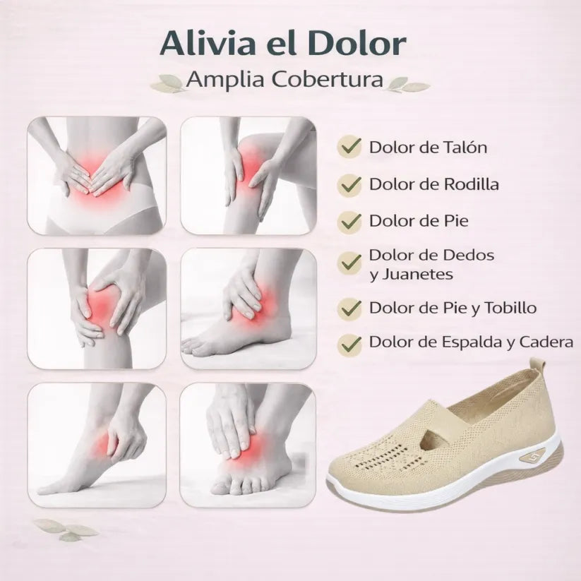 ⏰50% de descuento por tiempo limitado👟 Zapatos ortopédicos ergonómicos de verano | Transpirables y ligeros ✅ Alivian el dolor de pies | Fáciles de poner y quitar
