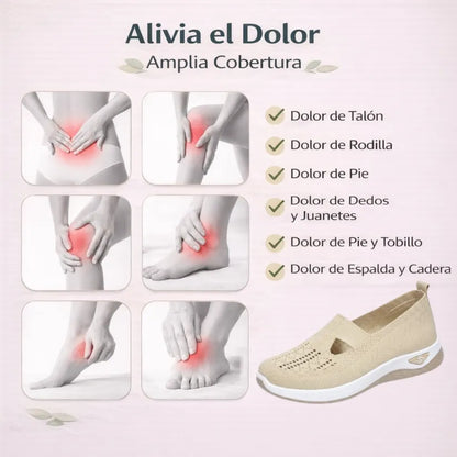 ⏰50% de descuento por tiempo limitado👟 Zapatos ortopédicos ergonómicos de verano | Transpirables y ligeros ✅ Alivian el dolor de pies | Fáciles de poner y quitar