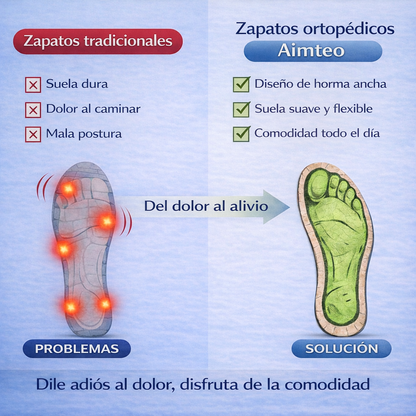 🔥 Oferta especial de hoy: ¡50% de descuento! 👞 Zapatos ortopédicos de gamuza de alta calidad ✅ Alivian el dolor de pies ✅ Soporte para el arco: Comodidad durante todo el día