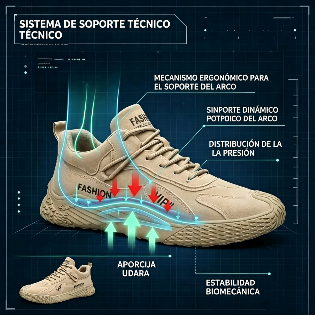 ⏰ ¡40% de descuento hoy! ¡No te lo pierdas! Zapatos ortopédicos ergonómicos para caminar que amortiguan eficazmente el impacto. ✅ Zapatos ortopédicos saludables, diseñados específicamente para hombres.