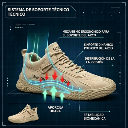 ⏰ ¡40% de descuento hoy! ¡No te lo pierdas! Zapatos ortopédicos ergonómicos para caminar que amortiguan eficazmente el impacto. ✅ Zapatos ortopédicos saludables, diseñados específicamente para hombres.