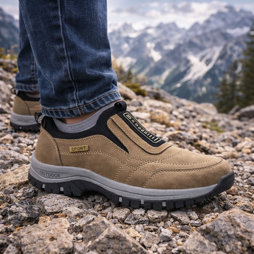 🔥 Oferta especial de hoy: ¡50% de descuento! 👞 Zapatos ortopédicos de gamuza de alta calidad ✅ Alivian el dolor de pies ✅ Soporte para el arco: Comodidad durante todo el día