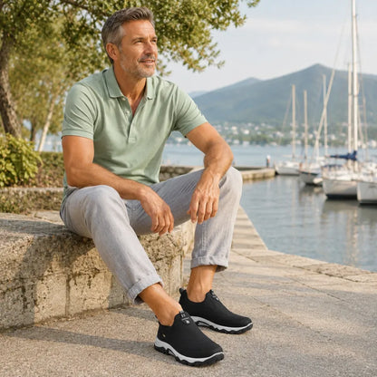 【🎁50% de descuento hoy - ¡No te lo pierdas!】👞 Zapatos ortopédicos de alta calidad para hombre ✅ Diseño ergonómico: reduce la presión, proporciona comodidad durante todo el día ✅ Alivia el dolor de pies