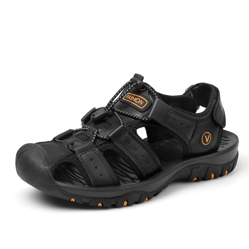 ⏰Oferta por tiempo limitado: ¡50% de descuento! ✅️ Sandalias multifuncionales de piel de vacuno australiana de primera calidad, ideales para la playa y los viajes.