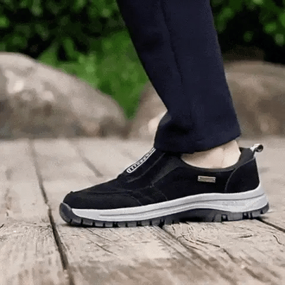 🔥 Oferta especial de hoy: ¡50% de descuento! 👞 Zapatos ortopédicos de gamuza de alta calidad ✅ Alivian el dolor de pies ✅ Soporte para el arco: Comodidad durante todo el día