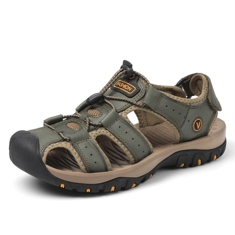 ⏰Oferta por tiempo limitado: ¡50% de descuento! ✅️ Sandalias multifuncionales de piel de vacuno australiana de primera calidad, ideales para la playa y los viajes.