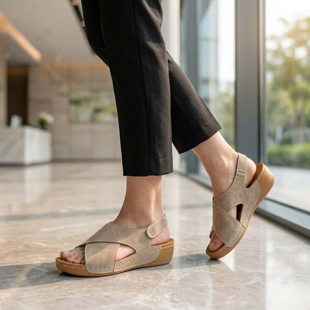 🎁Oferta por tiempo limitado🔥Sandalias casuales ergonómicas para mujer👞 - Soporte para el arco del pie para mayor comodidad