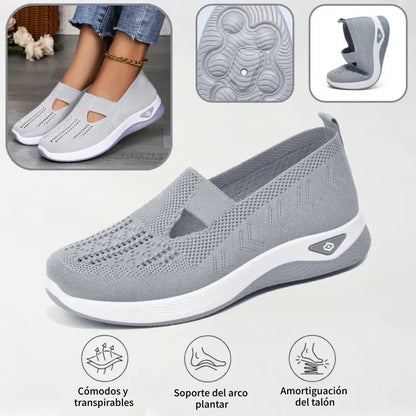 ⏰50% de descuento por tiempo limitado👟 Zapatos ortopédicos ergonómicos de verano | Transpirables y ligeros ✅ Alivian el dolor de pies | Fáciles de poner y quitar