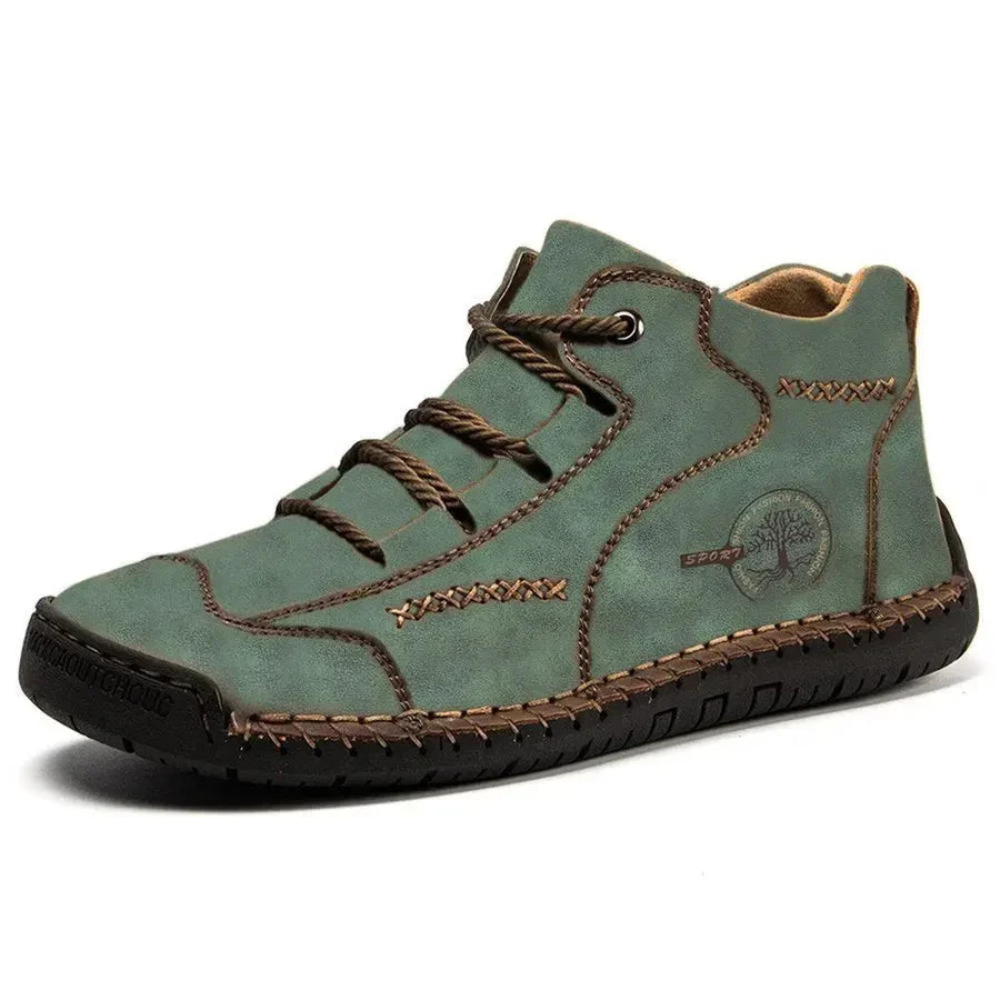 Zapatos ortopédicos cómodos y informales — de piel de vacuno italiana mate, con soporte para el arco