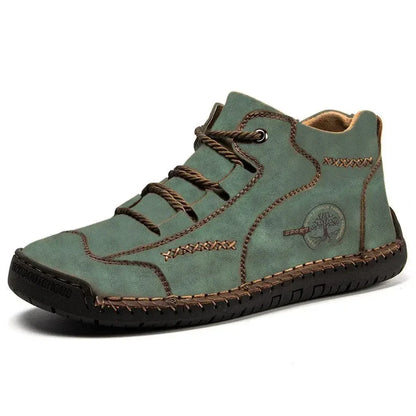 Zapatos ortopédicos cómodos y informales — de piel de vacuno italiana mate, con soporte para el arco