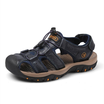 ⏰Oferta por tiempo limitado: ¡50% de descuento! ✅️ Sandalias multifuncionales de piel de vacuno australiana de primera calidad, ideales para la playa y los viajes.