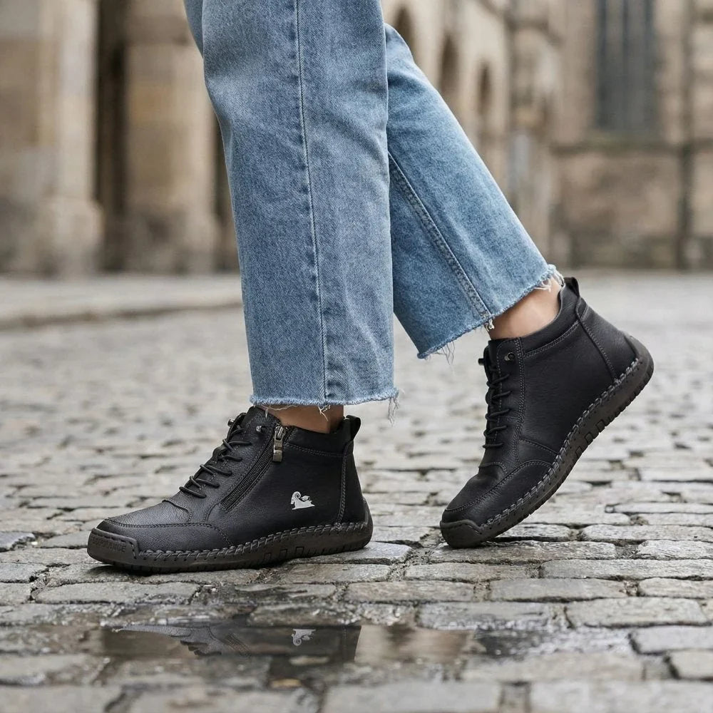 【🎁50% de descuento hoy - ¡No te lo pierdas!】Zapatos ortopédicos de diseño ergonómico - Piel de alta calidad + Cosidos a mano 👞