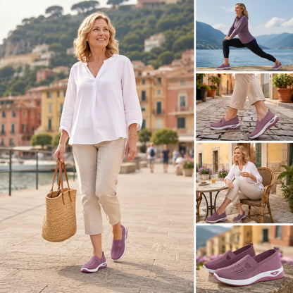 ⏰50% de descuento por tiempo limitado👟 Zapatos ortopédicos ergonómicos de verano | Transpirables y ligeros ✅ Alivian el dolor de pies | Fáciles de poner y quitar