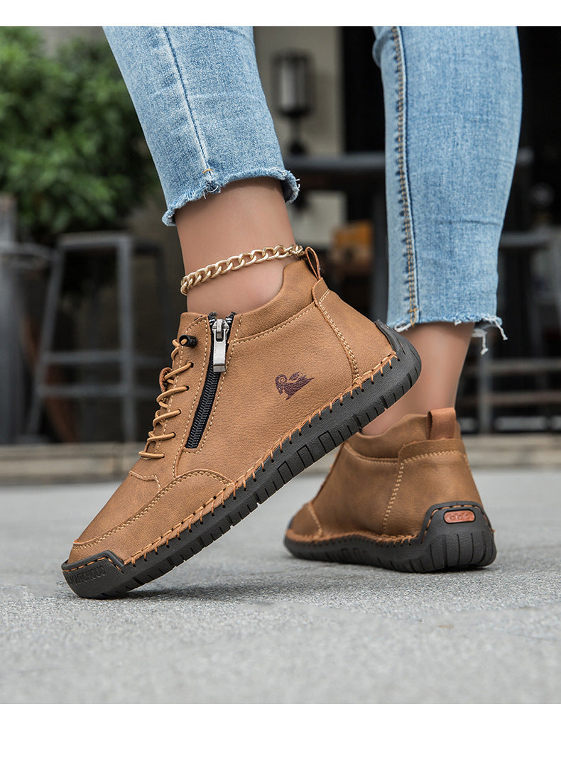 【🎁50% de descuento hoy - ¡No te lo pierdas!】Zapatos ortopédicos de diseño ergonómico - Piel de alta calidad + Cosidos a mano 👞