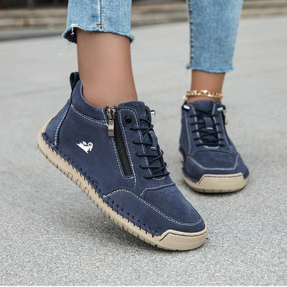 【🎁50% de descuento hoy - ¡No te lo pierdas!】Zapatos ortopédicos de diseño ergonómico - Piel de alta calidad + Cosidos a mano 👞